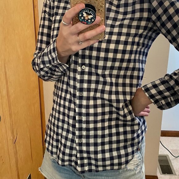 J. Crew Buffalo Check Boy Fit Button Down - Picture 7 of 9